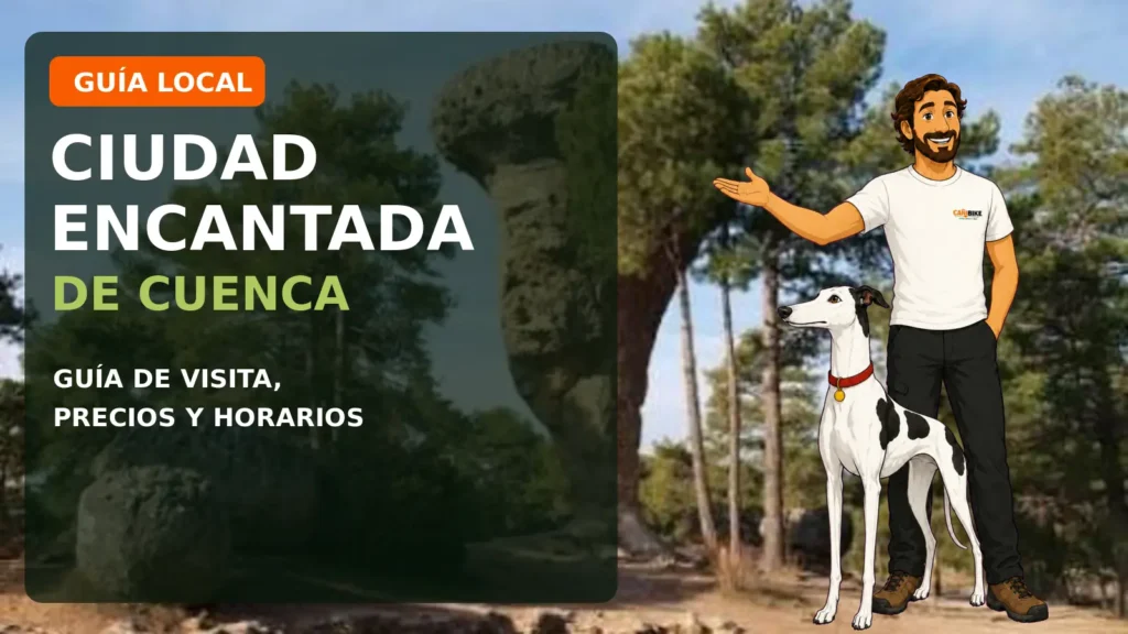 Juanma y Odi ante el Tormo Alto en la Ciudad Encantada de Cuenca